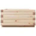 Jardinière 50x50x26,5 cm bois de pin massif