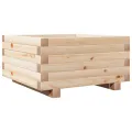 Jardinière 50x50x26,5 cm bois de pin massif