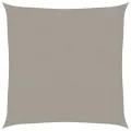 Voile d'ombrage 160 g/m² carré gris clair 2x2 m PEHD