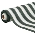 Filet brise-vue vert et blanc 2x25 m PEHD 75 g/m²