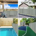 Filet brise-vue vert et blanc 2x25 m PEHD 75 g/m²