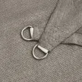 Voile d'ombrage 160 g/m² rectangulaire gris clair 2,5x3 m PEHD
