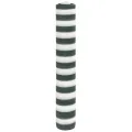 Filet brise-vue vert et blanc 2x10 m PEHD 150 g/m²