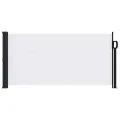 Auvent latéral rétractable blanc 100x500 cm