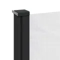 Auvent latéral rétractable blanc 100x500 cm