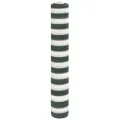 Filet brise-vue vert et blanc 1x25 m PEHD 75 g/m²