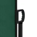 Auvent latéral rétractable vert foncé 220x1000 cm