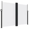 Auvent latéral rétractable blanc 180x1200 cm