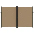 Auvent latéral rétractable taupe 220x1200 cm