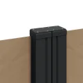Auvent latéral rétractable taupe 220x1200 cm