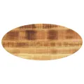 Dessus de table 120x50x2,5 cm ovale bois massif de manguier