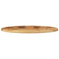 Dessus de table 120x50x2,5 cm ovale bois massif de manguier