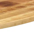 Dessus de table 120x50x2,5 cm ovale bois massif de manguier