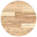 Dessus de table rond Ø50x4 cm bois massif d'acacia