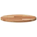 Dessus de table rond Ø40x2 cm bois massif d'acacia