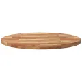 Dessus de table rond Ø90x4 cm bois massif d'acacia