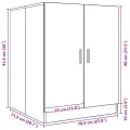 Meuble pour machine à laver chêne sonoma 70,5x71,5x91,5 cm
