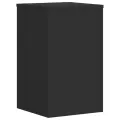 Supports pour plantes 2 pcs noir 30x30x50 cm bois d'ingénierie