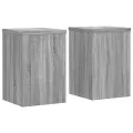 Supports pour plantes 2 pcs sonoma gris bois d'ingénierie