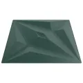 Panneaux muraux 24 pcs vert 50x50 cm XPS 6 m² étoile