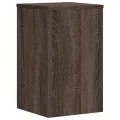 Supports pour plantes 2 pcs chêne marron bois d'ingénierie