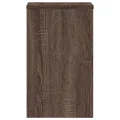 Supports pour plantes 2 pcs chêne marron bois d'ingénierie