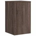 Supports pour plantes 2 pcs chêne marron bois d'ingénierie
