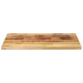 Dessus de table rectangulaire bois massif de manguier brut