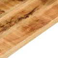 Dessus de table rectangulaire bois massif de manguier brut