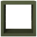 Portant de bois de chauffage vert 60x40x60 cm acier