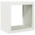 Portant de bois de chauffage blanc 60x40x60 cm acier