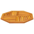 Dessus de table 70x70x2 cm octogonal bois massif d'acacia