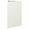 Jardinières 2 pcs blanc triangulaire 50x43x75 cm acier