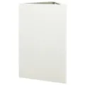 Jardinières 2 pcs blanc triangulaire 50x43x75 cm acier