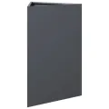 Jardinières 2 pcs anthracite triangulaire 50x43x75 cm acier