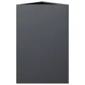 Jardinières 2 pcs anthracite triangulaire 50x43x75 cm acier