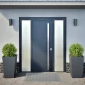 Jardinières 2 pcs anthracite 45x45x75 cm acier