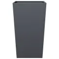 Jardinières 2 pcs anthracite 45x45x75 cm acier