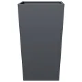 Jardinières 2 pcs anthracite 45x45x75 cm acier