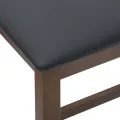 chaises de bar avec coussins 2 pcs marron bois massif d'hévéa