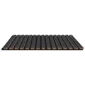 Panneaux muraux acoustiques 8pcs lattes 60,5x60cm placage chêne