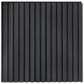 Panneaux muraux acoustiques 8pcs lattes 60,5x60cm placage chêne