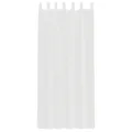 Rideaux en voile avec passe-tringles 2 pcs blanc