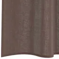 Rideaux en voile avec passants 2 pcs marron