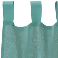 Rideaux en voile avec passe-tringles 2 pcs turquoise