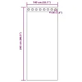 Rideaux en voile avec œillets 2 pcs rose 140x245 cm