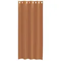 Rideaux en voile avec œillets 2 pcs terre cuite