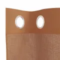 Rideaux en voile avec œillets 2 pcs terre cuite
