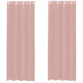 Rideaux en voile avec œillets 2 pcs rose 140 x 300 cm