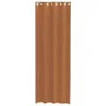 Rideaux en voile avec œillets 2 pcs terre cuite